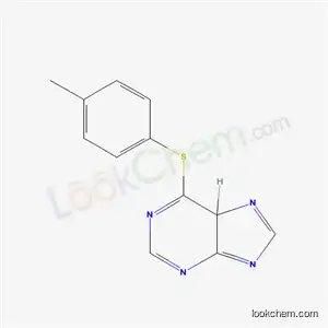 Molecular Structure of 5444-08-6 (6-[(4-methylphenyl)sulfanyl]-5H-purine)