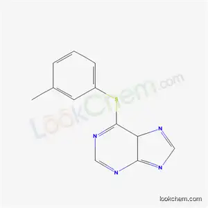 Molecular Structure of 5444-09-7 (6-[(3-methylphenyl)sulfanyl]-5H-purine)