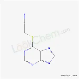 Molecular Structure of 5443-91-4 ((5H-purin-6-ylsulfanyl)acetonitrile)