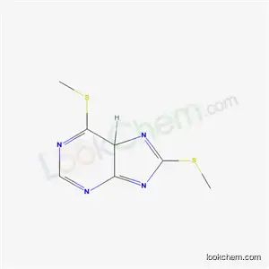 Molecular Structure of 39008-23-6 (6,8-bis(methylsulfanyl)-5H-purine)