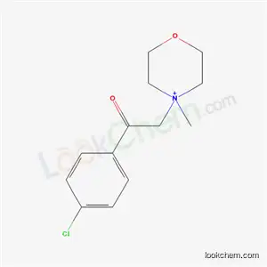 Molecular Structure of 6269-38-1 (4-[2-(4-chlorophenyl)-2-oxoethyl]-4-methylmorpholin-4-ium)