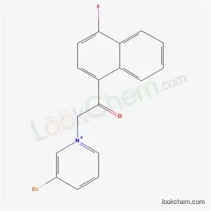 3-bromo-1-[2-(4-fluoronaphthalen-1-yl)-2-oxoethyl]pyridinium