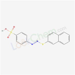 4-naphthalen-2-ylsulfanyldiazenylbenzenesulfonic acid cas  6949-41-3