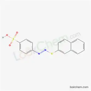 Molecular Structure of 6949-41-3 (4-[(E)-(naphthalen-2-ylsulfanyl)diazenyl]benzenesulfonic acid)