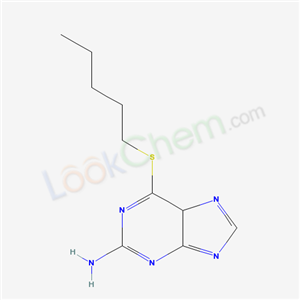 1H-Purin-2-amine, 6-(pentylthio)-