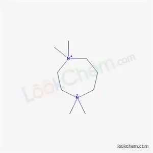 Molecular Structure of 24996-76-7 (1,1,4,4-tetramethyl-1,4-diazepanediium)