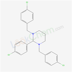 2-(4-chlorophenyl)-1,3-bis[(4-chlorophenyl)methyl]-1,3-diazinane cas  7147-22-0