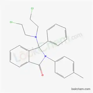 Molecular Structure of 3808-12-6 (3-[bis(2-chloroethyl)amino]-2-(4-methylphenyl)-3-phenyl-2,3-dihydro-1H-isoindol-1-one)