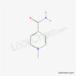 Molecular Structure of 5613-08-1 (4-Carbamoyl-1-methylpyridiniumiodide)