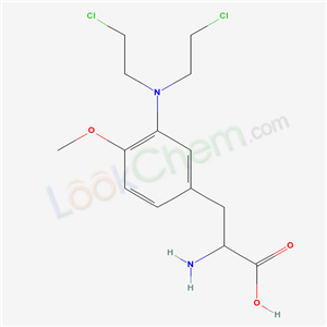 2-amino-3-[3-[bis(2-chloroethyl)amino]-4-methoxy-phenyl]propanoic acid cas  42266-68-2