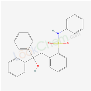2-(2-hydroxy-2,2-diphenyl-ethyl)-N-phenyl-benzenesulfonamide cas  17510-56-4