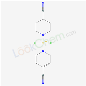 dichloroplatinum; 6H-pyridine-4-carbonitrile; 3,4,5,6-tetrahydro-2H-pyridine-4-carbonitrile cas  14282-15-6
