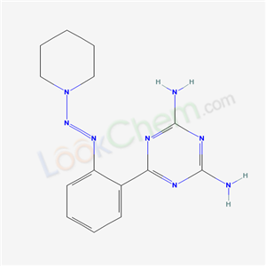 6-[2-(1-piperidyldiazenyl)phenyl]-1,3,5-triazine-2,4-diamine cas  52745-13-8