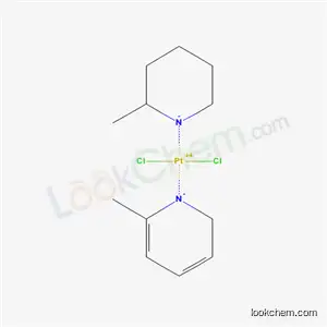 dichloroplatinum(2+) 2-methylpiperidin-1-ide 6-methyl-2H-pyridin-1-ide (1:1:1)