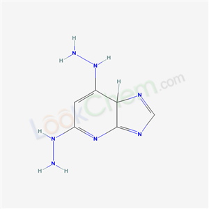 (2-hydrazinyl-5,7,9-triazabicyclo[4.3.0]nona-2,4,6,8-tetraen-4-yl)hydrazine cas  37436-97-8