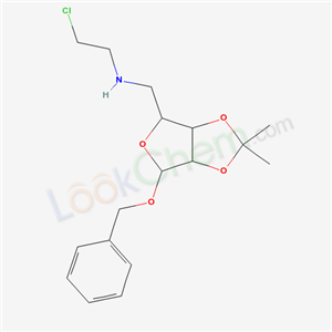 2-chloro-N-[(7,7-dimethyl-2-phenylmethoxy-3,6,8-trioxabicyclo[3.3.0]oct-4-yl)methyl]ethanamine cas  54946-46-2