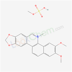 Benzo[c][1,3]dioxolo[4,5-j]phenanthridinium, 2, 3-dimethoxy-5-methyl-, methylsulfate