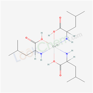 (1-carboxy-3-methyl-butyl)azanide; cobalt(+3) cation cas  32535-27-6