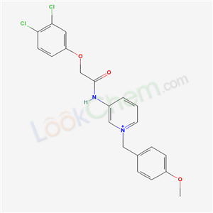 2-(3,4-dichlorophenoxy)-N-[1-[(4-methoxyphenyl)methyl]pyridin-5-yl]acetamide cas  21966-11-0