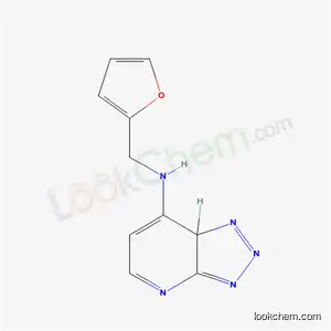 Molecular Structure of 34550-43-1 (N-(furan-2-ylmethyl)-7aH-[1,2,3]triazolo[4,5-b]pyridin-7-amine)