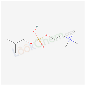 2-(hydroxy-(2-methylpropoxy)phosphoryl)oxyethyl-trimethyl-azanium cas  21991-72-0