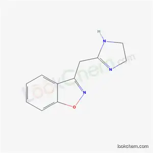 Molecular Structure of 57324-83-1 (3-(4,5-dihydro-1H-imidazol-2-ylmethyl)-1,2-benzoxazole)
