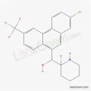 Molecular Structure of 38644-10-9 ([2-chloro-6-(trifluoromethyl)phenanthren-9-yl](piperidin-2-yl)methanol)