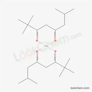 Molecular Structure of 69701-39-9 (2,2,7-trimethyloctane-3,5-dione - copper (2:1))