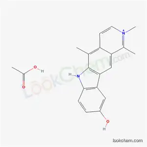 9- 히드 록시 -1,2,5- 트리메틸 -6H- 피리도 [4,3-b] 카르 바 졸륨 아세테이트