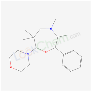 3,4,6,6-Tetramethyl-7-(4-morpholinyl)-2-phenyl-1,4-oxazepane cas  76503-78-1