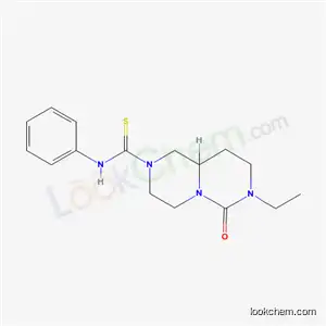 Molecular Structure of 56926-18-2 (7-ethyl-6-oxo-N-phenyloctahydro-2H-pyrazino[1,2-c]pyrimidine-2-carbothioamide)