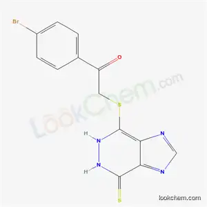 1-(4-bromophenyl)-2-[(4-thioxo-5,6-dihydro-4H-imidazo[4,5-d]pyridazin-7-yl)sulfanyl]ethanone