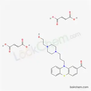 1-[10-[3-[4-(2-ヒドロキシエチル)ピペラジノ]プロピル]-10H-フェノチアジン-2-イル]エタノン?2マレイン酸