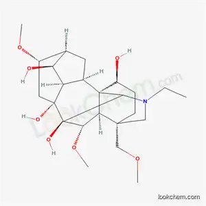 Molecular Structure of 545-56-2 (Delcosine)