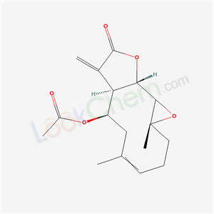 (1aR,4E,7R,7aR,10aS,10bR)-7-Acetoxy-2,3,6,7,7a,8,10a,10b-octahydro-1a,5-dimethyl-8-methyleneoxireno[9,10]cyclodeca[1,2-b]furan-9(1aH)-one