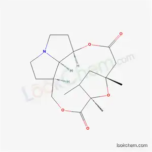 Molecular Structure of 50906-96-2 ((12R,15R)-12,15-Epoxy-1α,2,15,20-tetrahydro-16a-homo-21-norsenecionan-11,16a-dione)