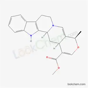 Molecular Structure of 73326-87-1 (methyl (19beta)-19-methyl-16,17,20,21-tetradehydro-18-oxayohimban-16-carboxylate)