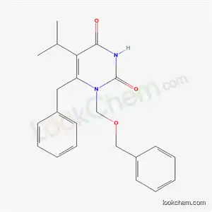 Molecular Structure of 175739-42-1 (6-benzyl-1-[(benzyloxy)methyl]-5-(propan-2-yl)pyrimidine-2,4(1H,3H)-dione)