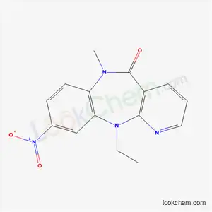 Molecular Structure of 132687-06-0 (11-ethyl-6-methyl-9-nitro-6,11-dihydro-5H-pyrido[2,3-b][1,5]benzodiazepin-5-one)