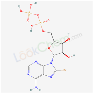 [[(2R,3R,4R,5R)-5-(6-amino-8-bromo-purin-9-yl)-3,4-dihydroxy-oxolan-2-yl]methoxy-hydroxy-phosphoryl]oxyphosphonic acid                                                                                  