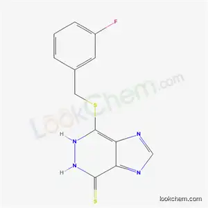 7-[(3-fluorobenzyl)sulfanyl]-5,6-dihydro-4H-imidazo[4,5-d]pyridazine-4-thione