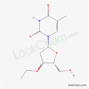 Molecular Structure of 81542-72-5 (3-Ethoxy-2,3-dideoxythymidine)