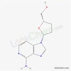 Molecular Structure of 130948-34-4 ([(2S,5R)-5-(4-amino-1H-imidazo[4,5-c]pyridin-1-yl)tetrahydrofuran-2-yl]methanol)