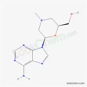 Molecular Structure of 132152-75-1 ([(2S,6R)-6-(6-amino-9H-purin-9-yl)-4-methylmorpholin-2-yl]methanol)