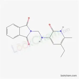 Molecular Structure of 135525-65-4 (2-{[(5-ethyl-6-methyl-2-oxo-1,2-dihydropyridin-3-yl)amino]methyl}-1H-isoindole-1,3(2H)-dione)