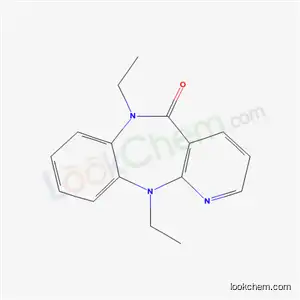 Molecular Structure of 132686-94-3 (6,11-diethyl-6,11-dihydro-5H-pyrido[2,3-b][1,5]benzodiazepin-5-one)