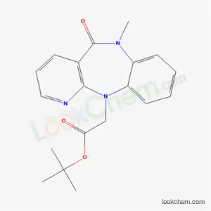 Molecular Structure of 132686-98-7 (tert-butyl (6-methyl-5-oxo-5,6-dihydro-11H-pyrido[2,3-b][1,5]benzodiazepin-11-yl)acetate)
