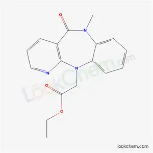 Molecular Structure of 132686-99-8 (ethyl (6-methyl-5-oxo-5,6-dihydro-11H-pyrido[2,3-b][1,5]benzodiazepin-11-yl)acetate)