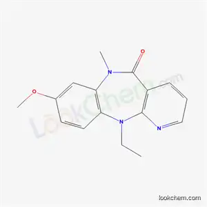 Molecular Structure of 133626-70-7 (11-ethyl-8-methoxy-6-methyl-6,11-dihydro-5H-pyrido[2,3-b][1,5]benzodiazepin-5-one)