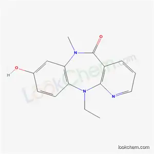 Molecular Structure of 133626-71-8 (11-ethyl-8-hydroxy-6-methyl-6,11-dihydro-5H-pyrido[2,3-b][1,5]benzodiazepin-5-one)